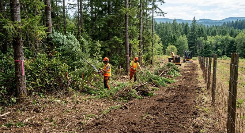 Property Line Clearing in Utah County, UT
